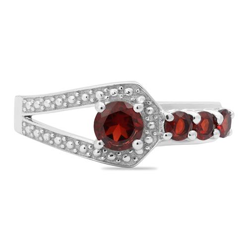 BUY 925 STERLING SILVER NATURAL GARNET GEMSTONE BEST SELLING RING